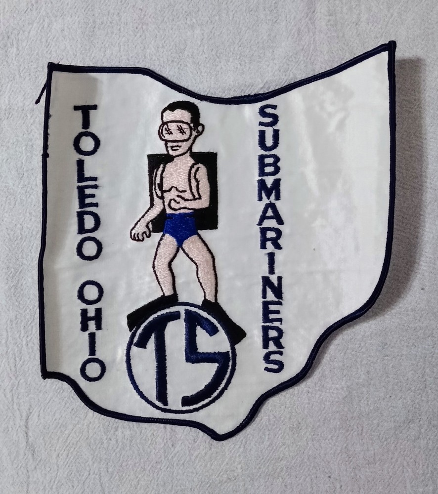 TOLEDO OHIO SUBMARINERS LARGE JACKET PATCH UNUSED NOS