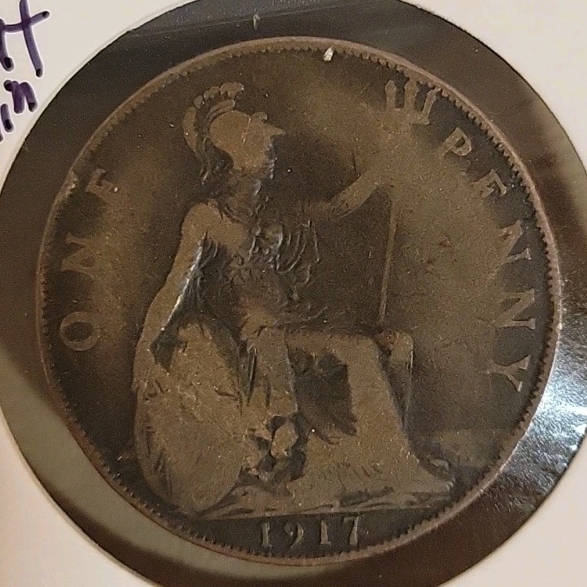 1917 Great Britain 1 Penny