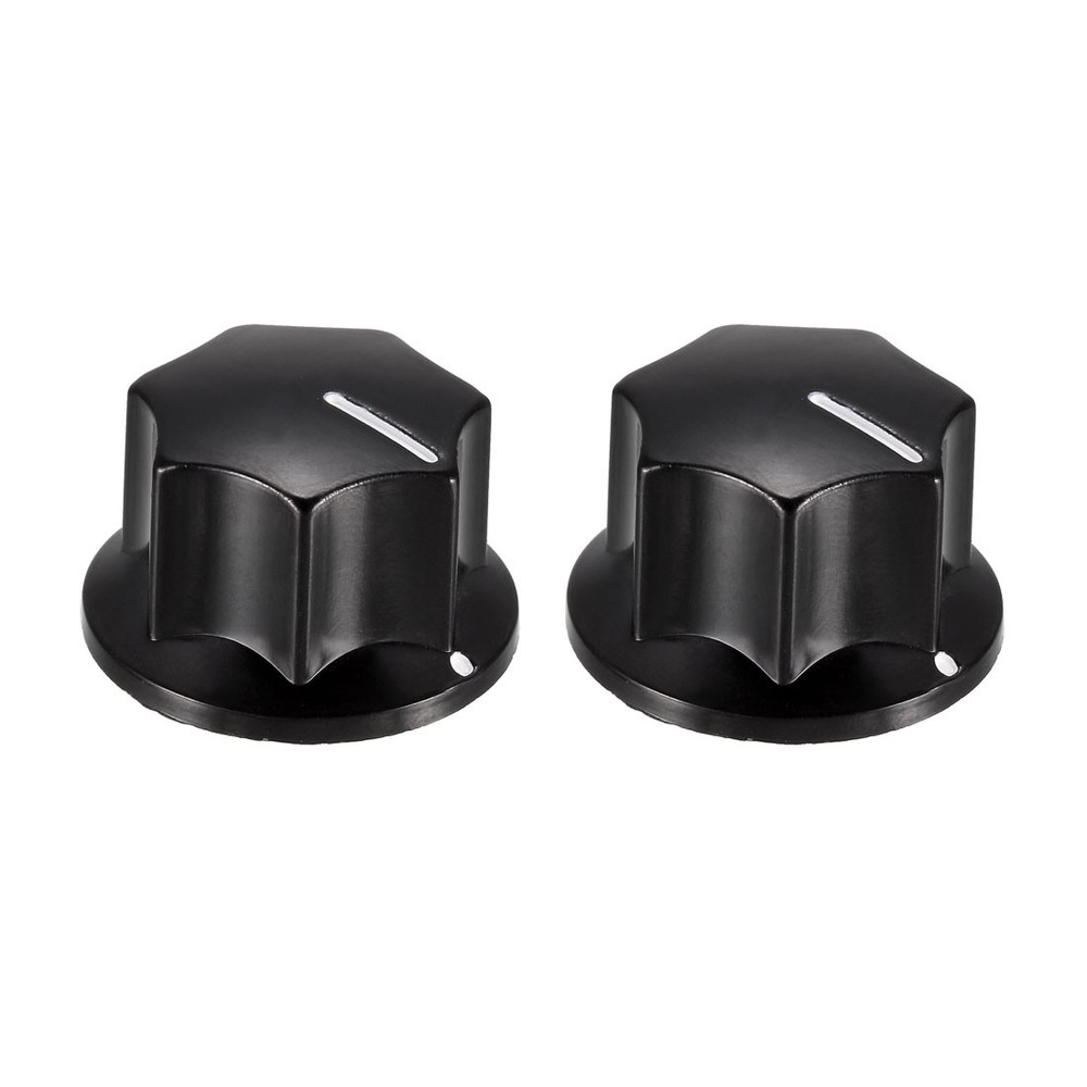 2Pcs Speaker Control Knob Power Amplifier Knob 27mm Dia. Rotary Knobs
