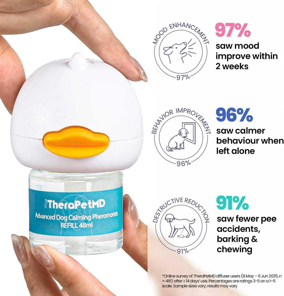 Therapet MD Dog Calming Diffuser - Pheromone Diffuser for Dogs Indoor Behavior S