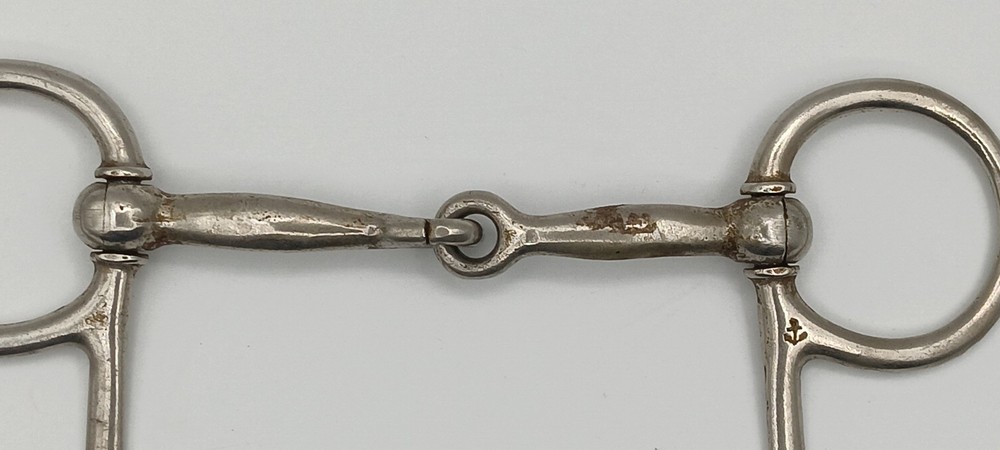 Vintage North and Judd half-cheek snaffle bit