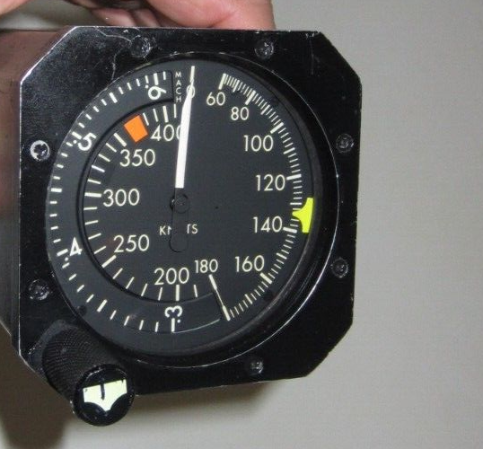 AIRCRAFT INDICATOR WESTWIND MACH INDICATOR INTERCONTINENTAL DYNAMICS 26465-833