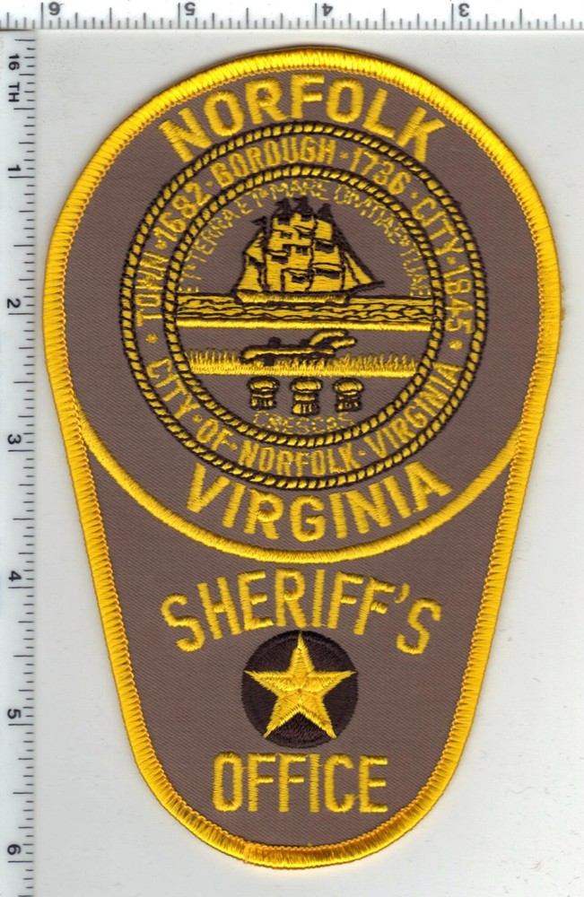 Norfolk Sheriff's Office (Virginia) 3rd Issue Shoulder Patch