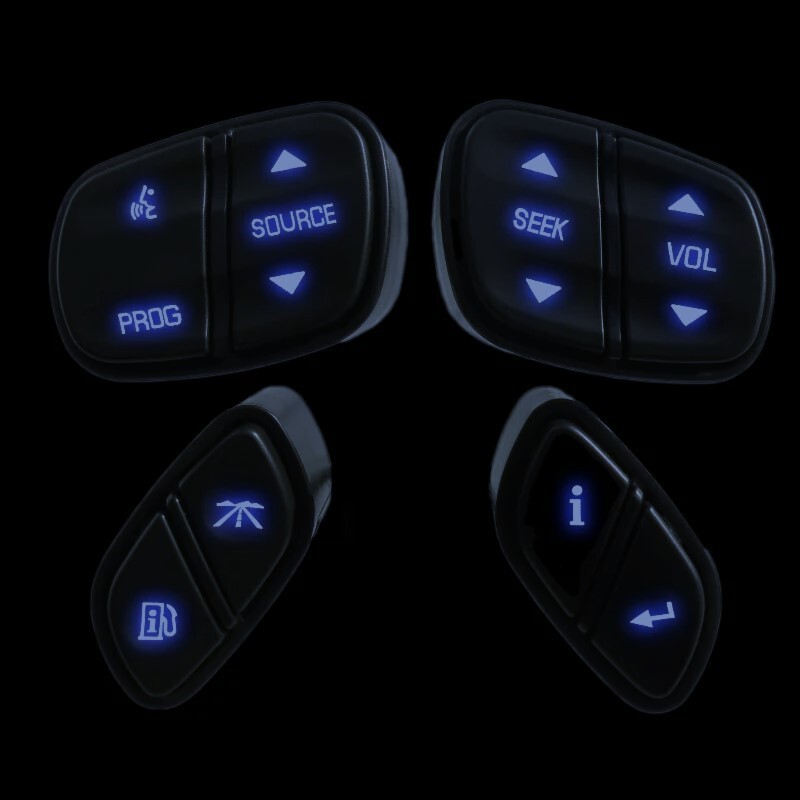 GM Steering Wheel Switch Control Buttons Bulb to LED Upgrade Kit Easy DIY