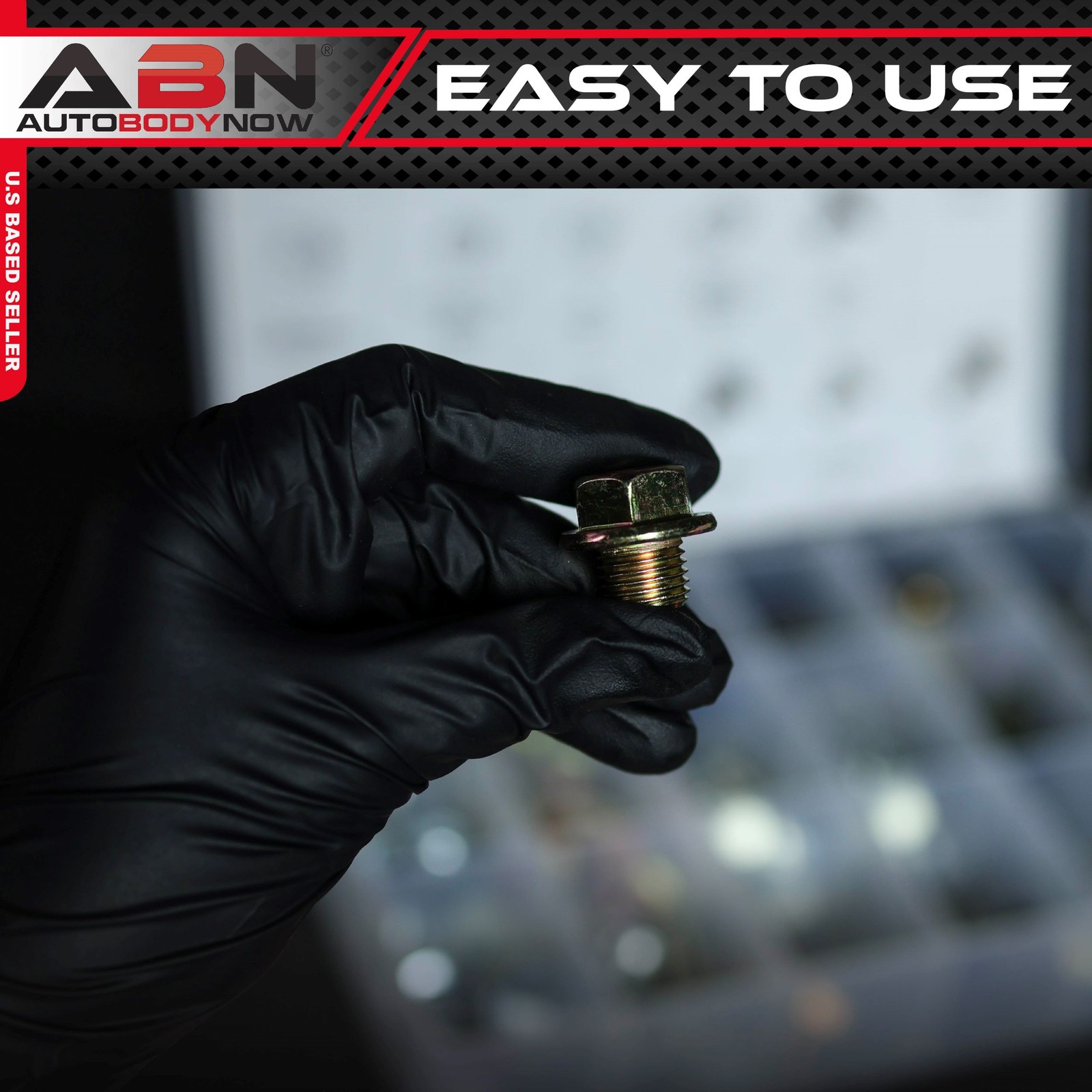 ABN Oil Drain Plug 76-Piece SAE & Metric Plugs & Washer Gasket Assortment Set