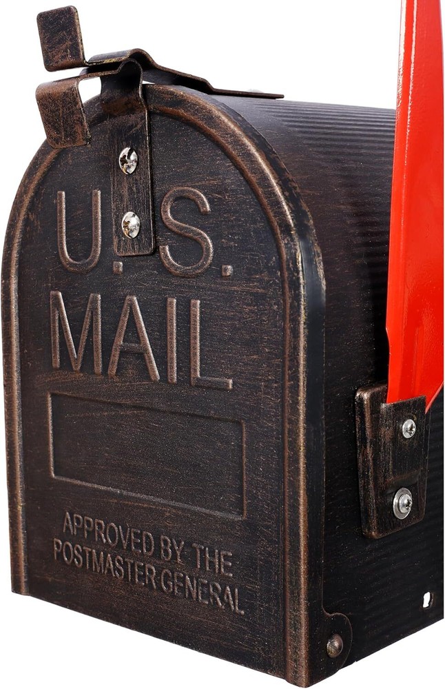 Mailbox Post Light Combination Kit for Outdoor, Solar Lamp Decorative Modern
