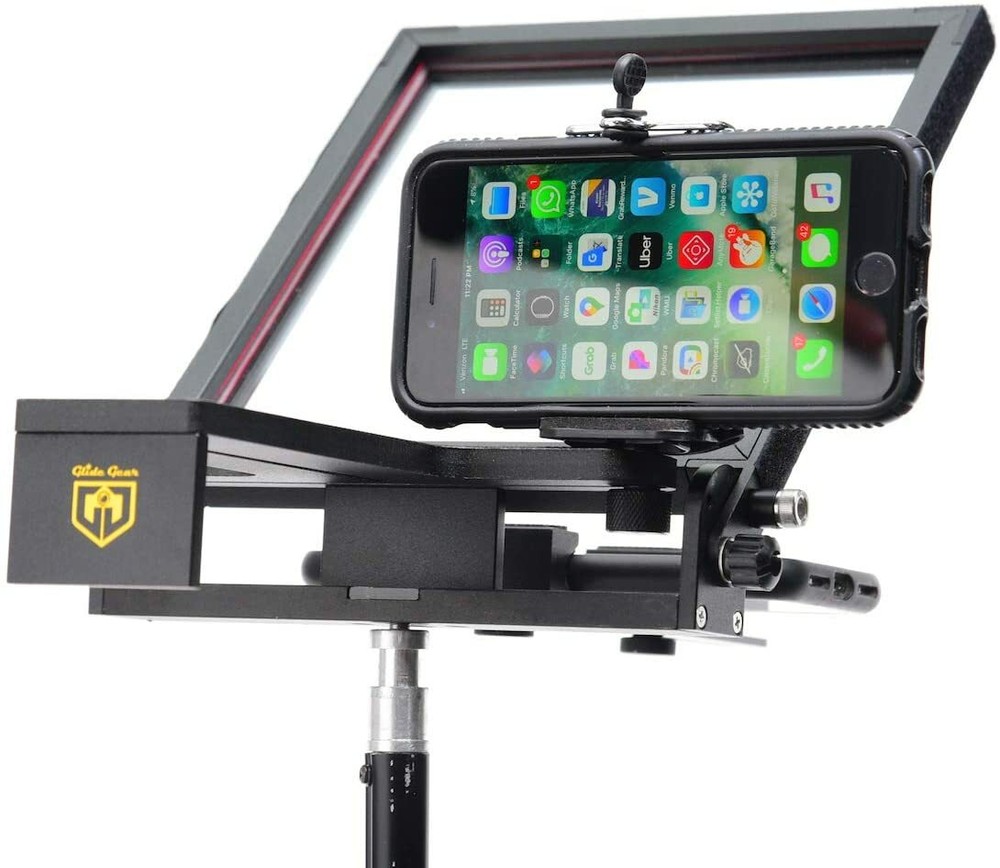 Smartphone iPhone Mini Video Camera Tripod Teleprompter Glide Gear TMP 50 10"