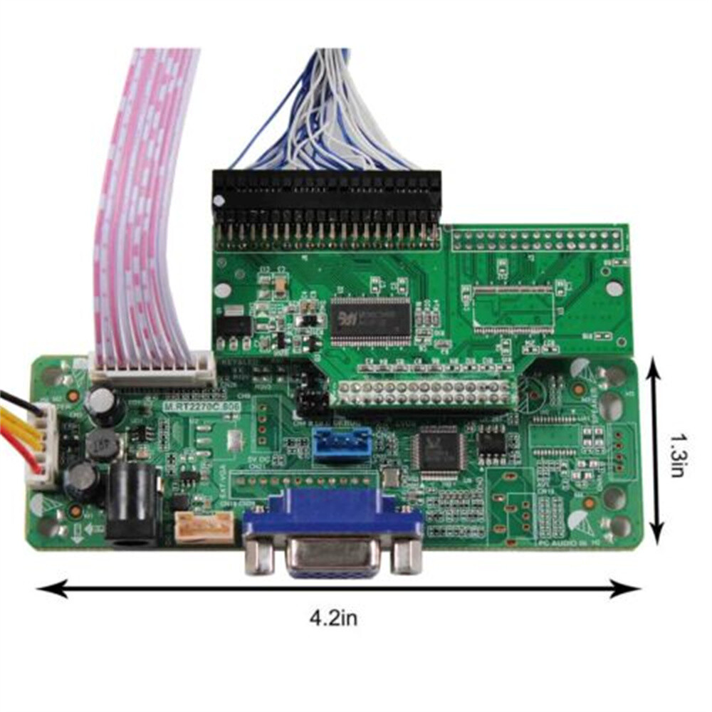 VGA LCD Controller Board Work For 12.1" LB121S02 A2 800x600 LCD Screen