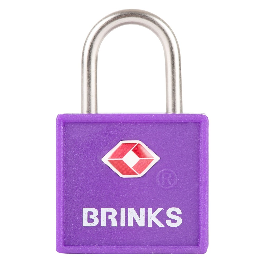 22mm Covered Aluminum TSA Padlock in Assorted Colors 4 pack