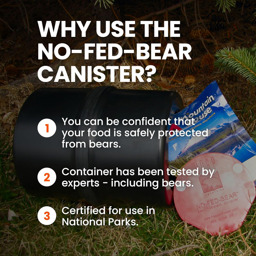 UDAP Bear Resistant Canister Carrying Case Only, BCC