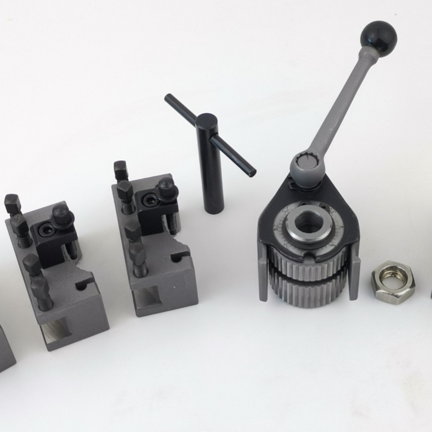 Multifix Aa 40 Multifix Lathe Tool Post And 2 PCS Aad1250 Turning Tool Holder