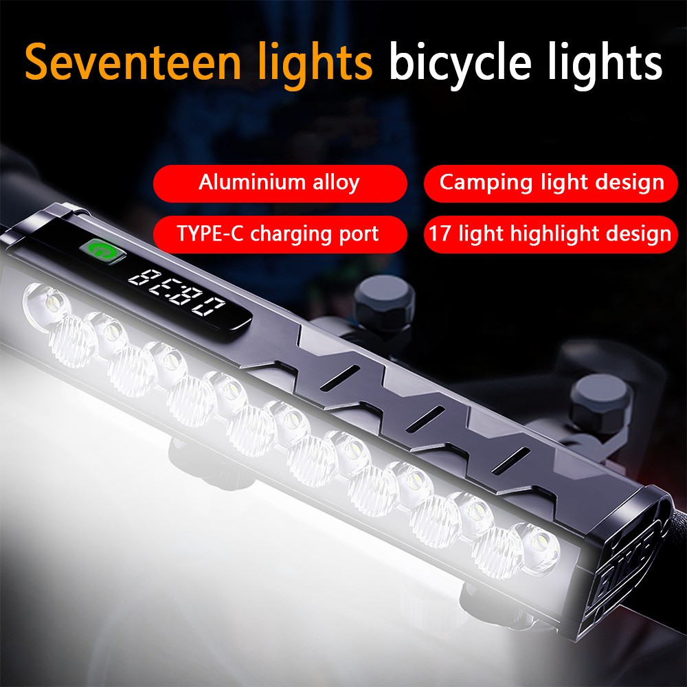 5000 Lumen Bike Lights Rechargeable Bicycle Light Super Bright Bicycle Headlight