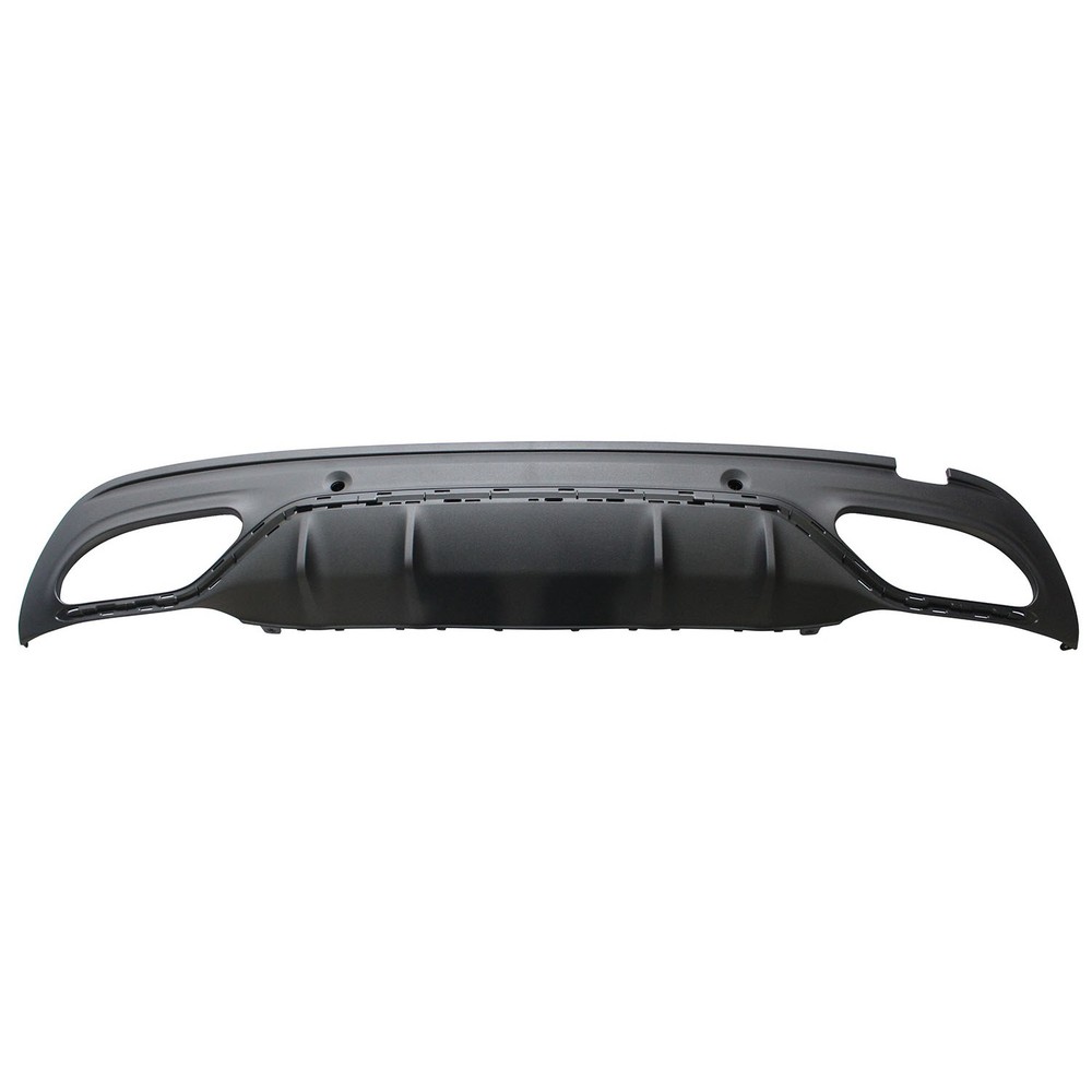 Replacement Black Textured Polypropylene Rear Lower Valance Panel