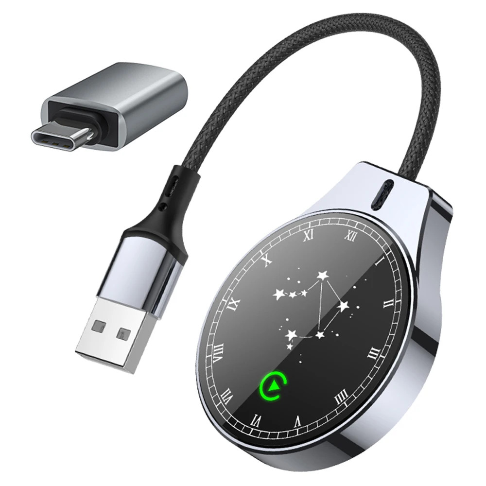 New 2 in 1 Carplay Wireless Android Auto Mini Adapter 5G/Wifi Connetion for