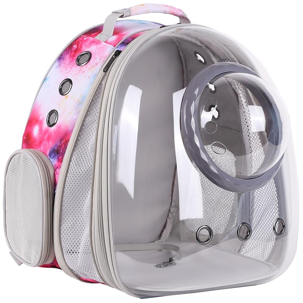 Cat Carrier Backpack Galaxy Front Expandable Large Cat Backpack Bubble - Pet ...