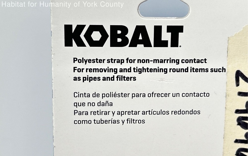 Kobalt 6 In Polyester Strap Wrench