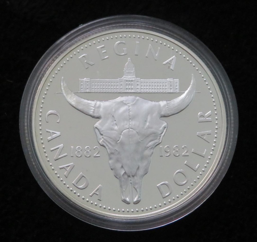 1982 Canada Silver Dollar *Regina Centennial* Coin Only