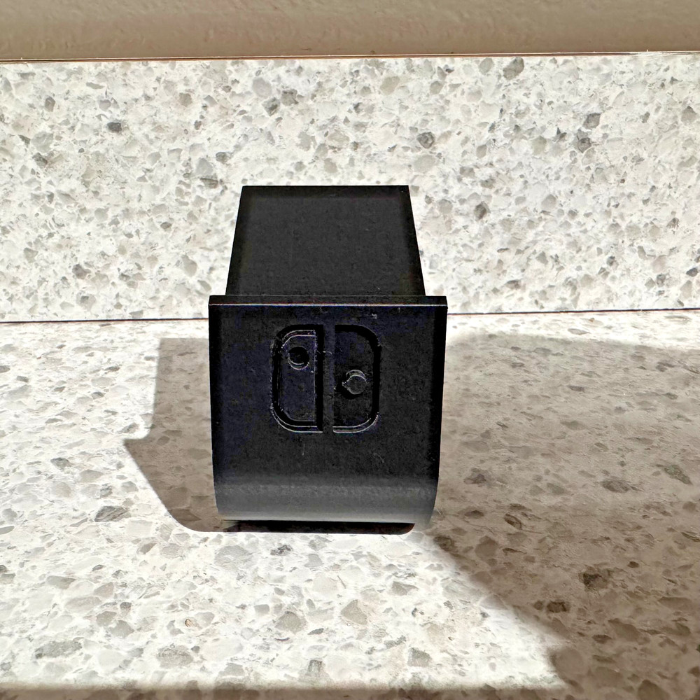 3D Printed - Black Nintendo Switch Pro Controller Stand with Logo