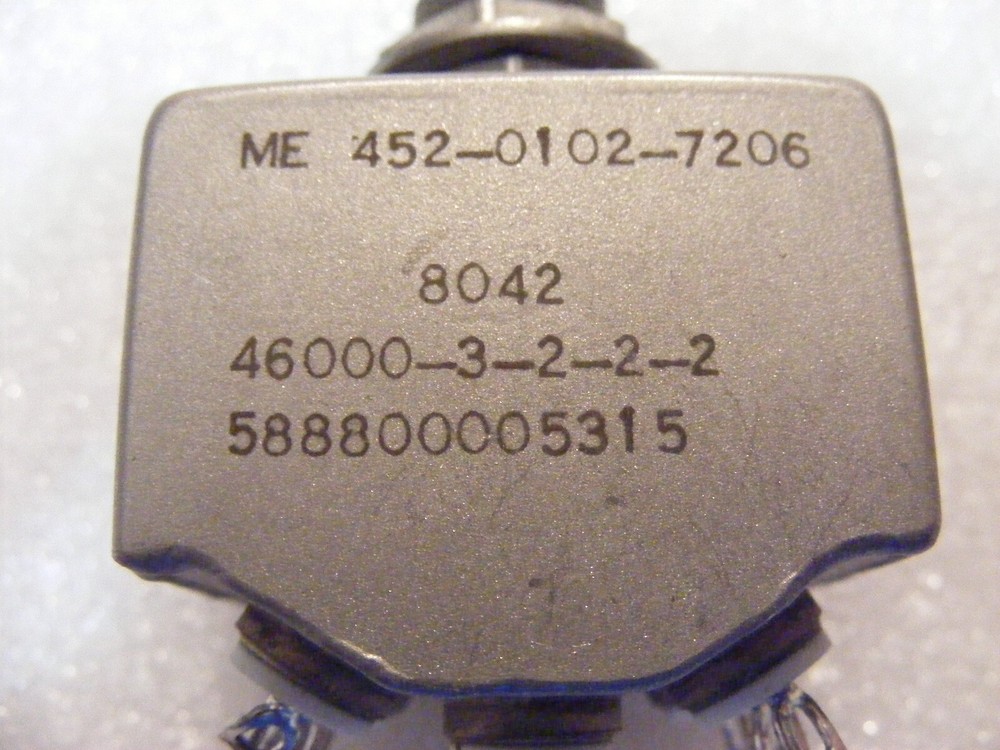 NASA FLIGHT Space Shuttle Astronaut Crew Cabin Hermetic Panel Switch 00005315