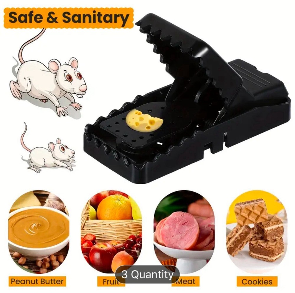 4 Pcs Quick Effective Safe Mouse Traps, Indoor Mice Catcher