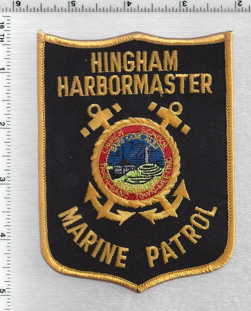 Hingham Harbormaster Marine Patrol (Massachusetts) 1st Issue Shoulder Patch
