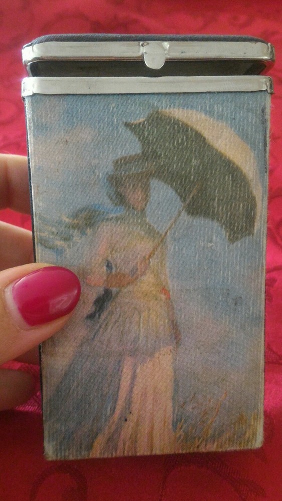 Vintage Fabric Cigarette Case