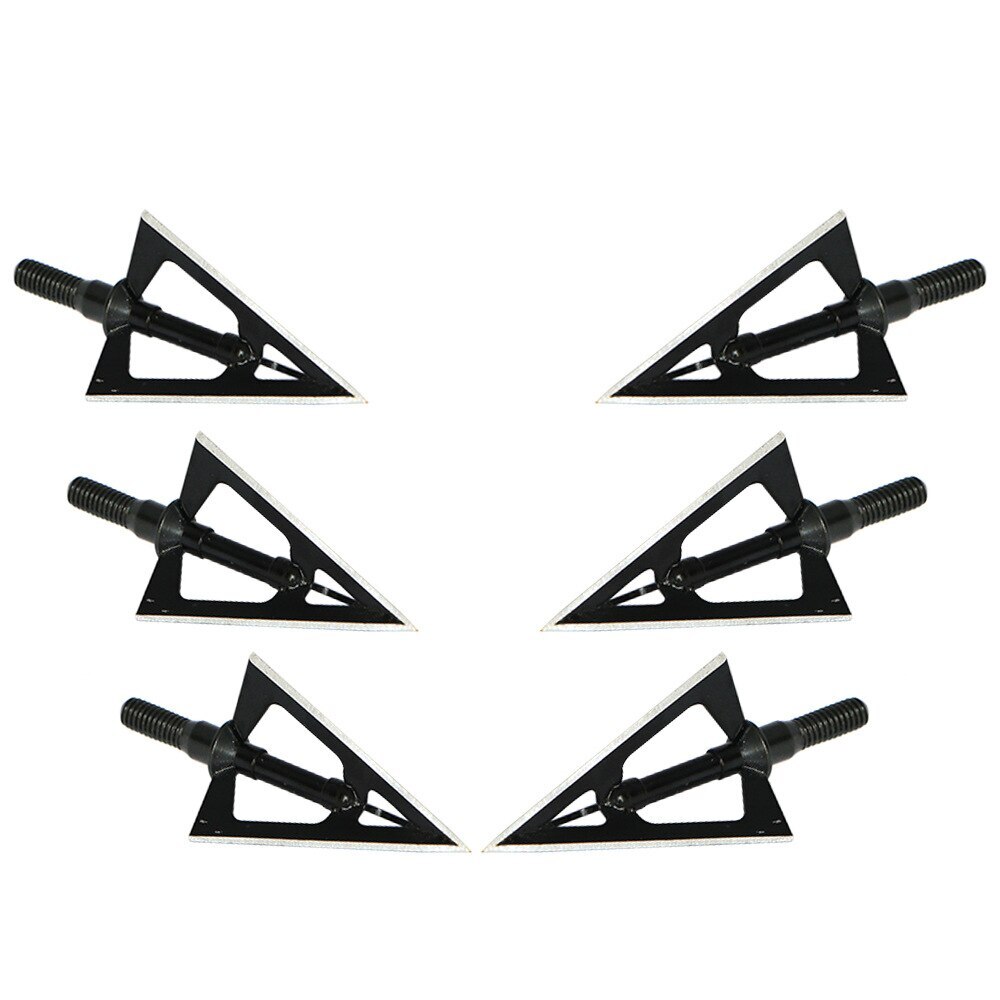 100 Grain Arrowhead Tip Point Telflon Surface Treatment Broadhead Arrow Bow