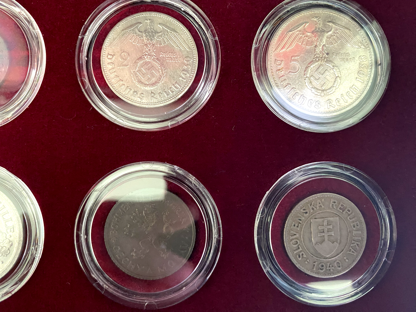 World War II Certified Boxed Collection of 12 Coins COA & History & Box Included