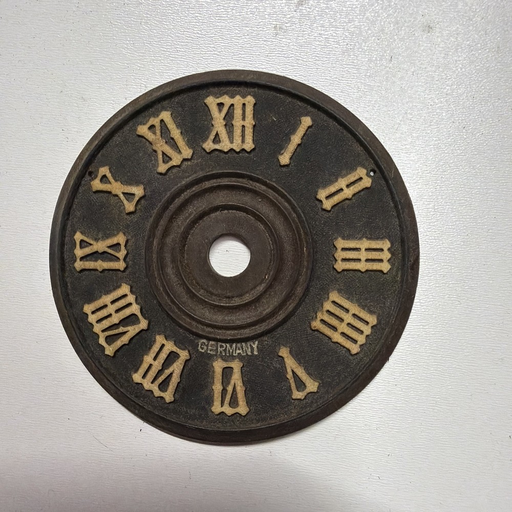 Vintage Germany Cuckoo Clock part plastic Dial Face