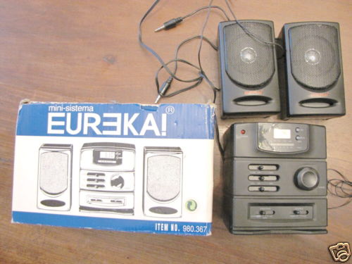 MINI-SYSTEM EUREKA! No. 980.367 WATCH RADIO eureka item no. 980.367