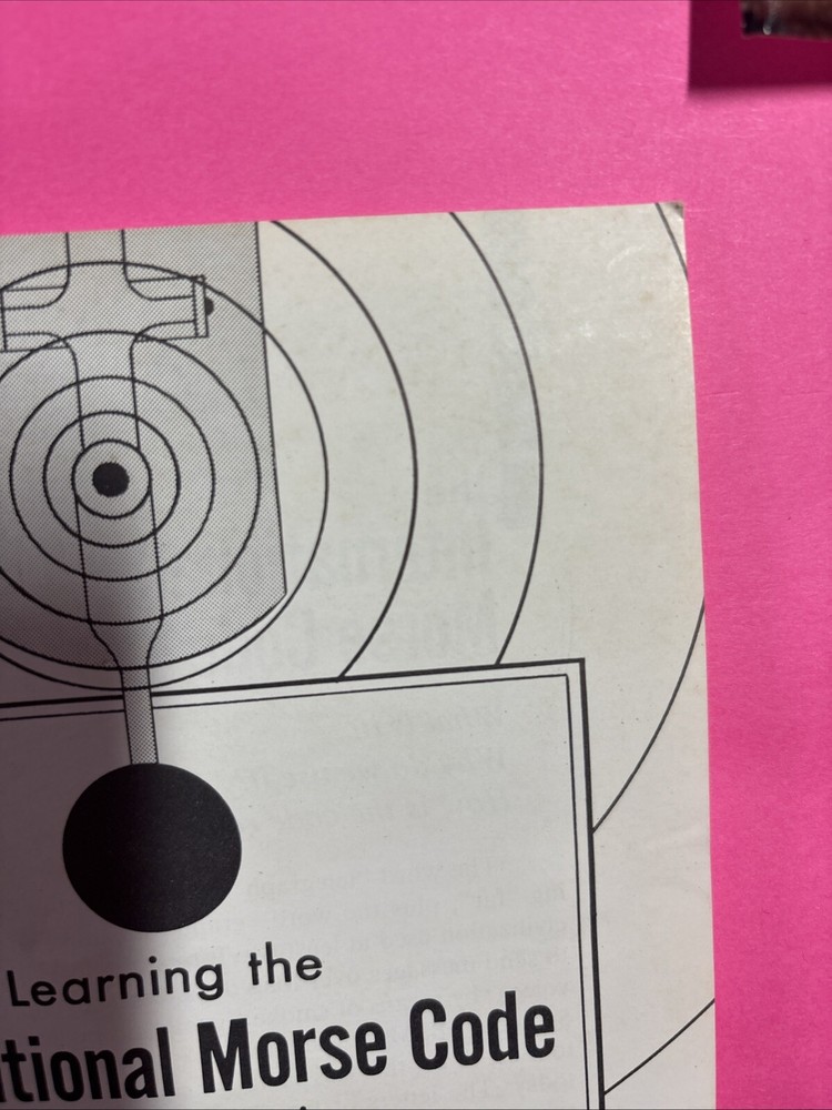 Learning International Morse Code Beginners Section Supplement Archer Vinyl 1969