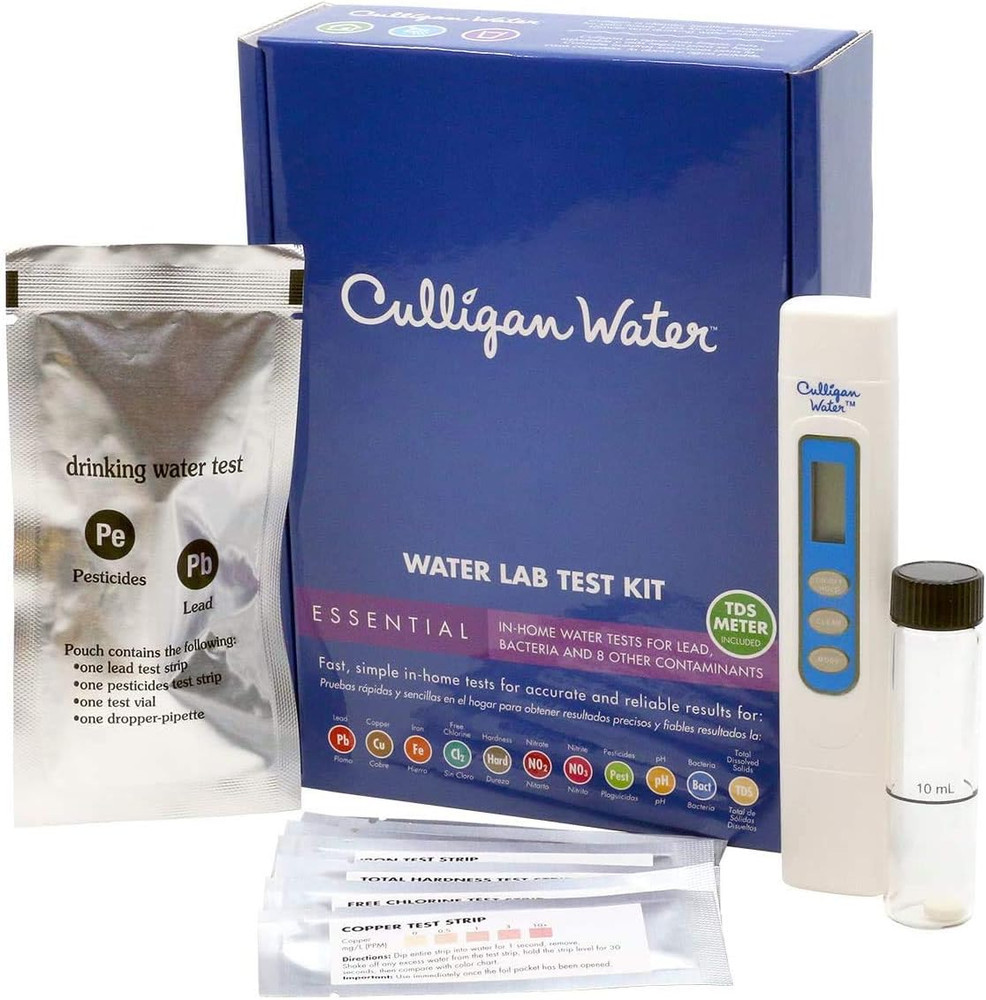 Essential Water Lab Test Kit – Comprehensive Home Water Testing for Lead, Bacter