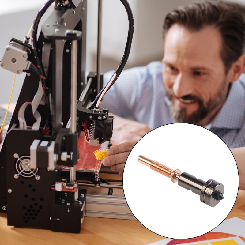 Quick Swap 3D Printer Nozzle Hardened Steel Nozzle Replacement for 3D Printer