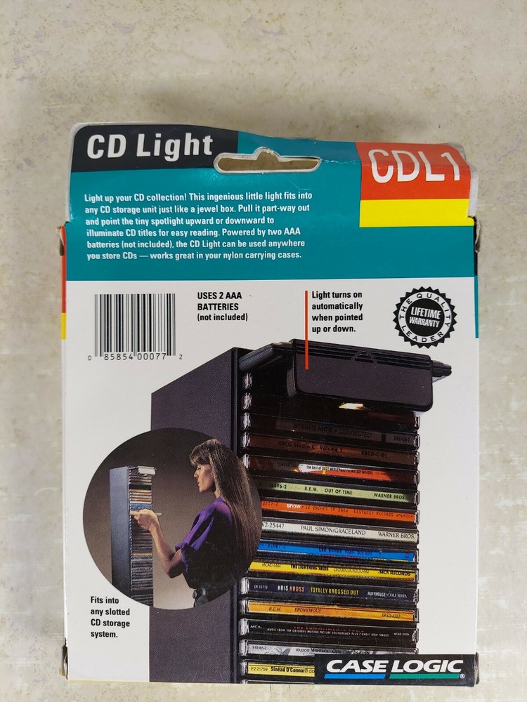 CD Light by Case Logic CDL1 Tested Working