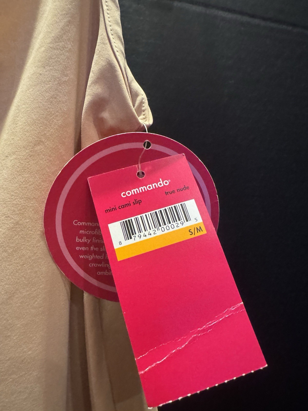 Commando Mini Cami Slip Caramel Size S/M BNWT