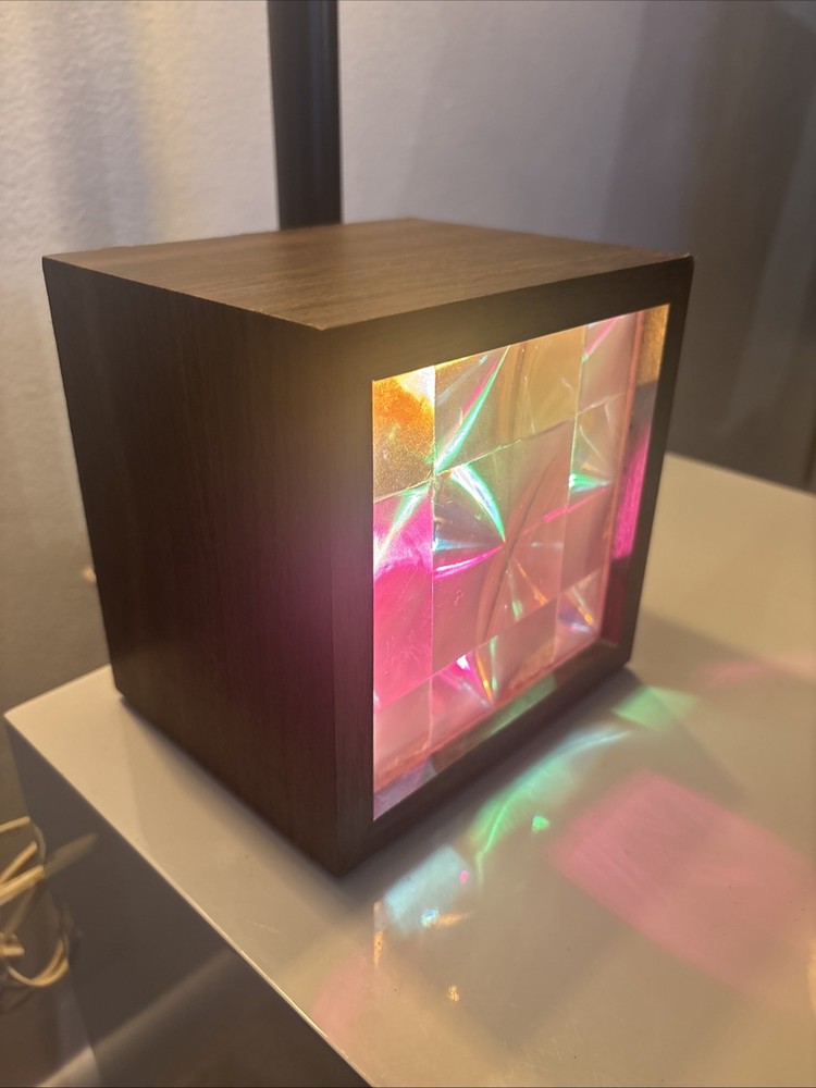 MCM Cube Lite 310 Disco Psychedelic Light Data Display Systems Vintage Works!