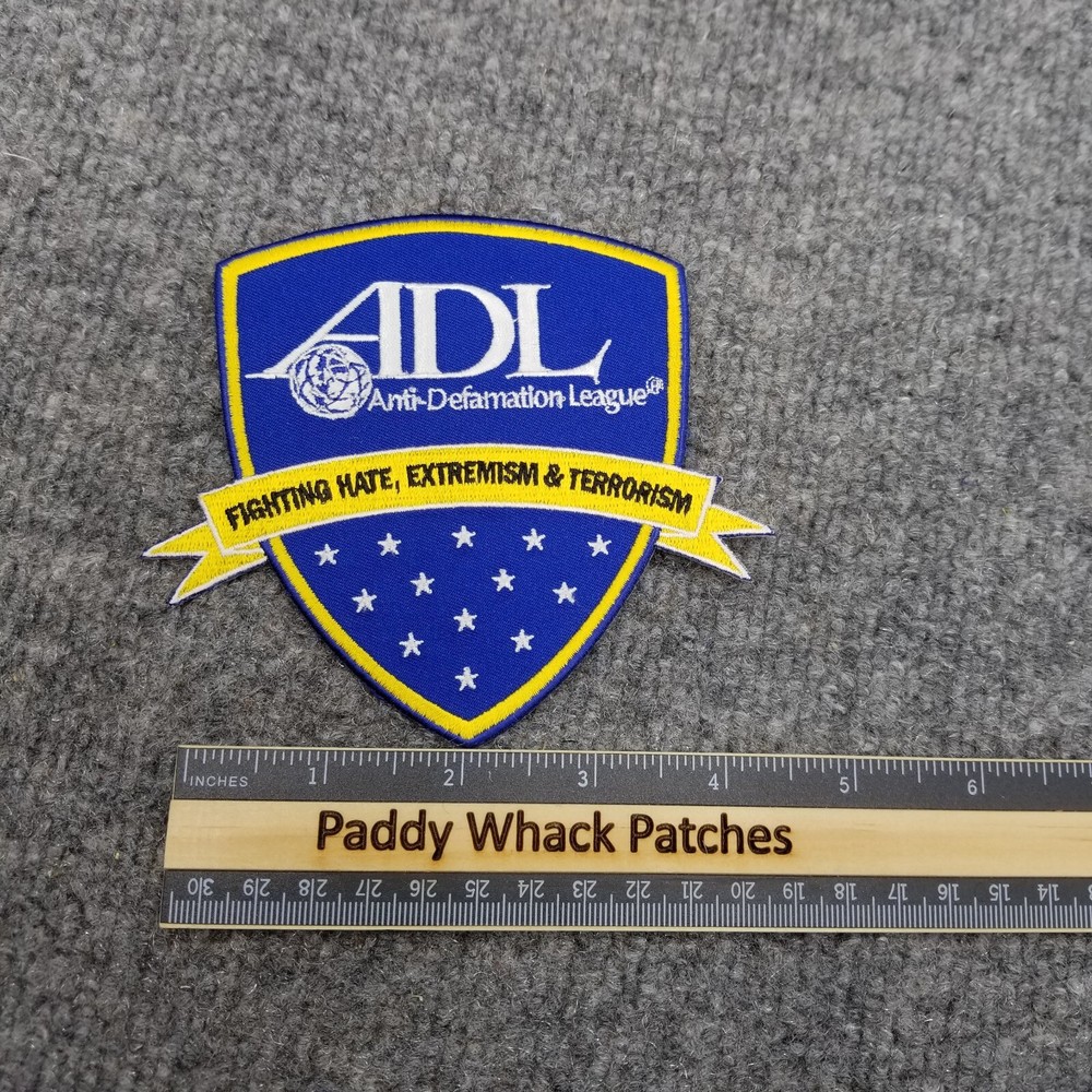 ADL Anti Defamation League Patch Fighting Extremism Hate