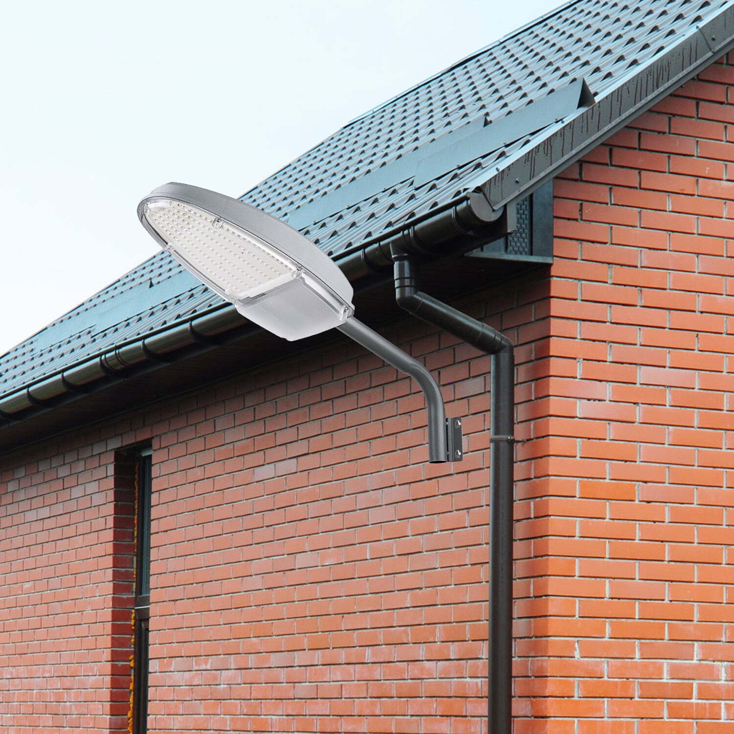 Outdoor LED Yard Street Light Dusk to Dawn Light Waterproof Security Lighting