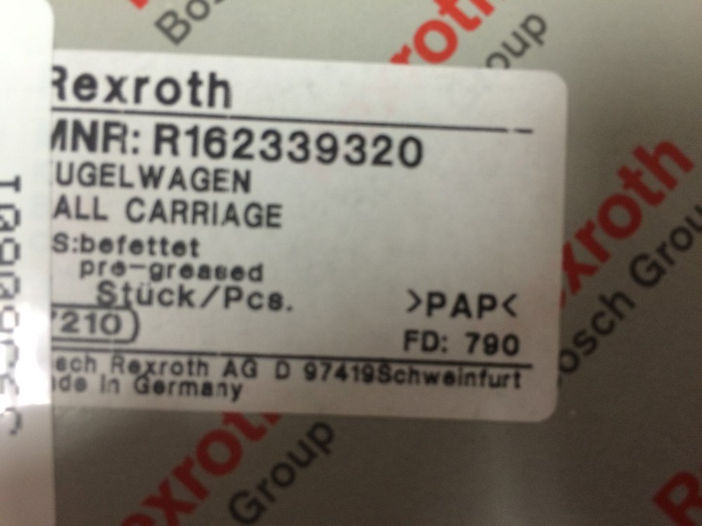 Rexroth R162339320 Runner Block Linear Bearing