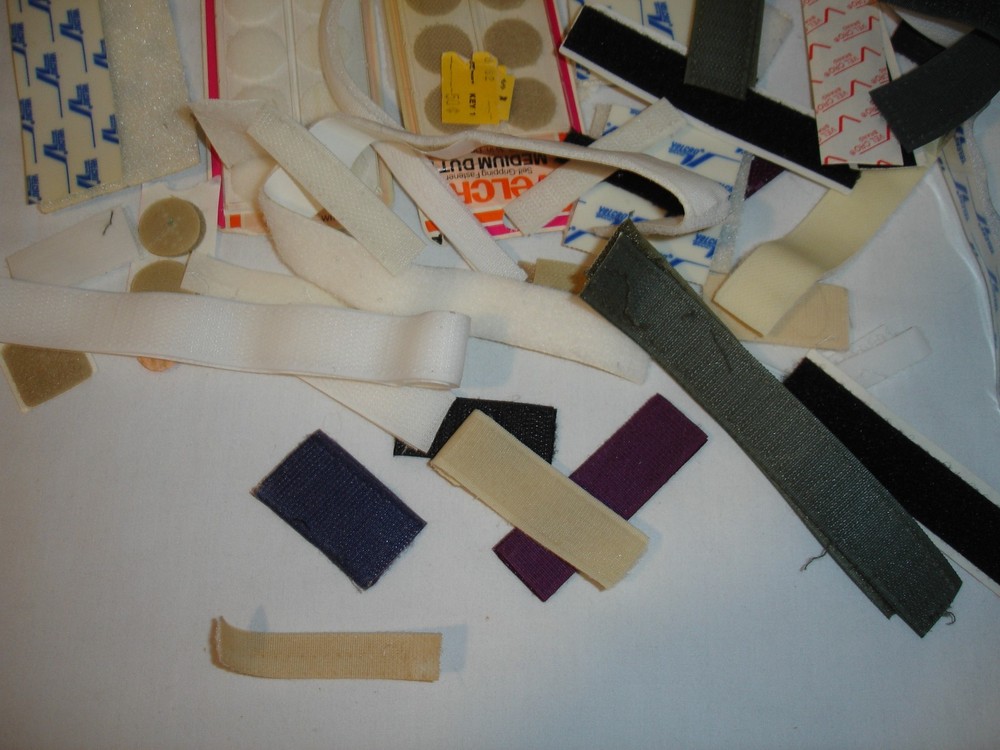 LOT OF ASSORTED LOOP AND HOOK TAPES,MOSTLY NEW