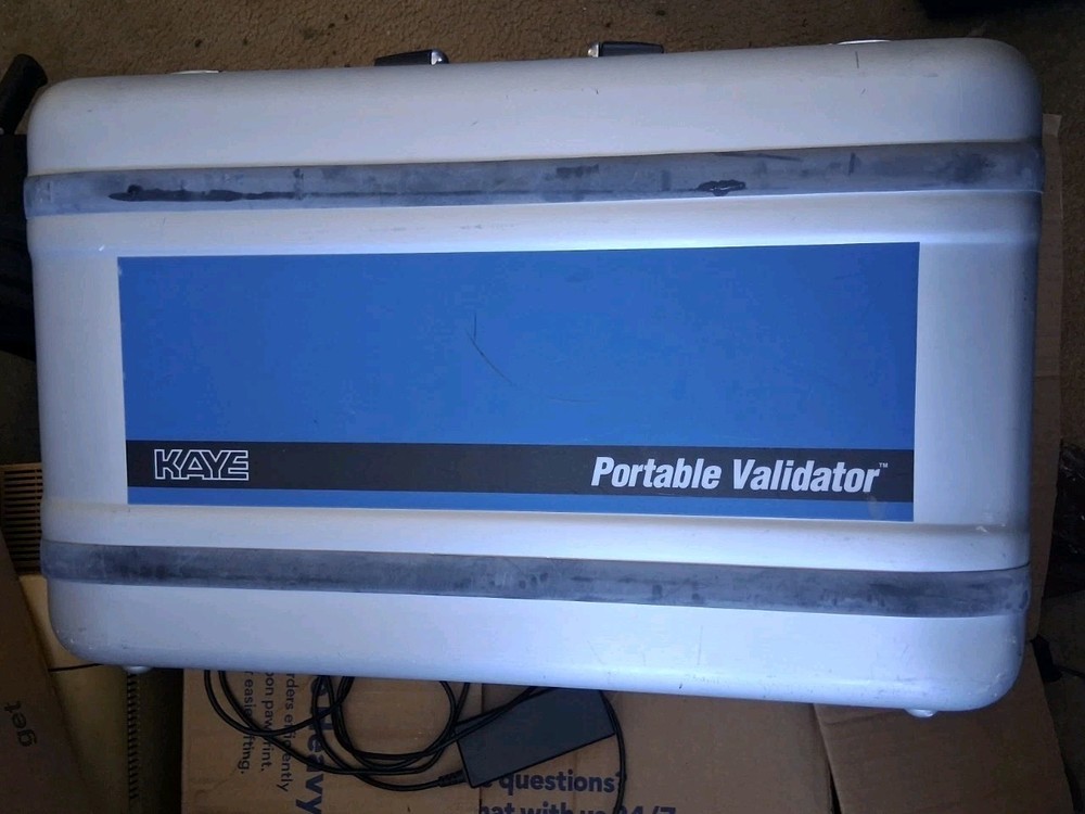 Kaye Portable Validator Portable Briefcase Thermal Validator unit. (Untested)