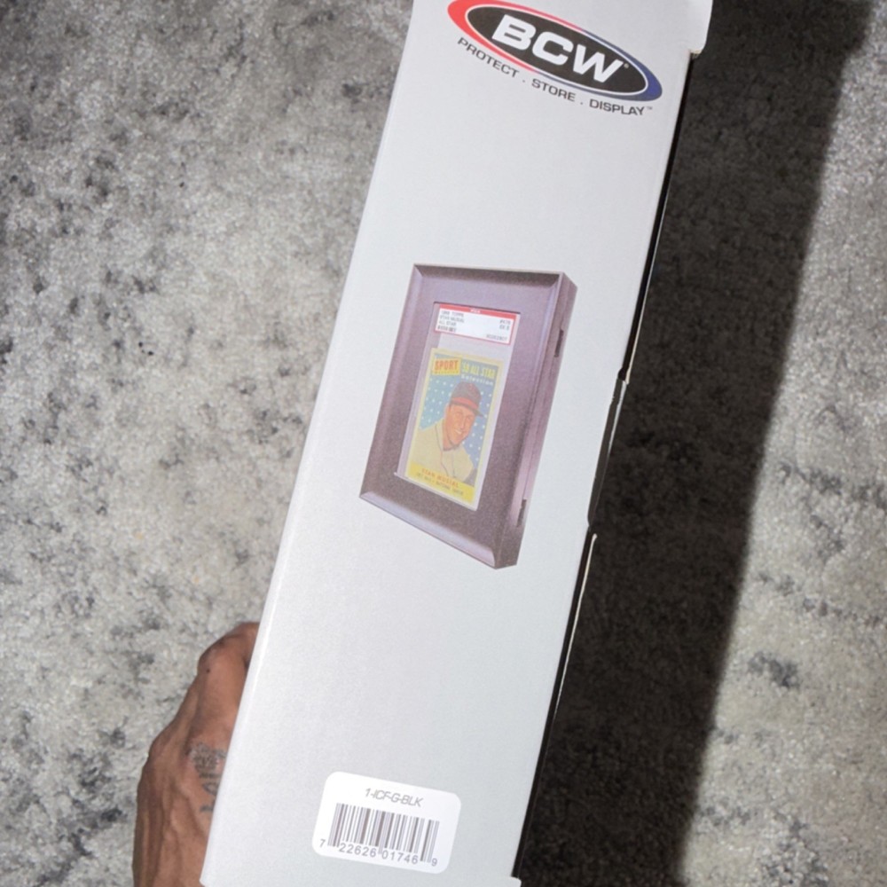 BCW Graded Interlocking Card Frames Display Case Wall-Mounted 4 Cards