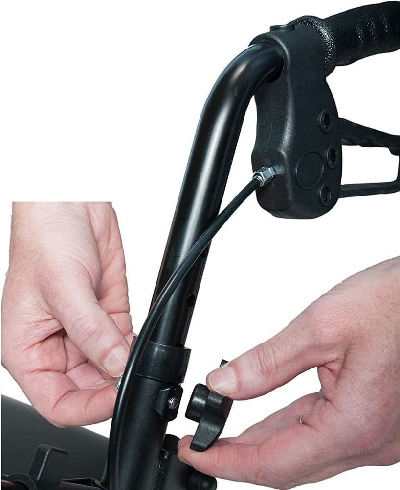 2 Replacement Star Knobs Screws for Rollator Walker Arm Height Adjustment HL420