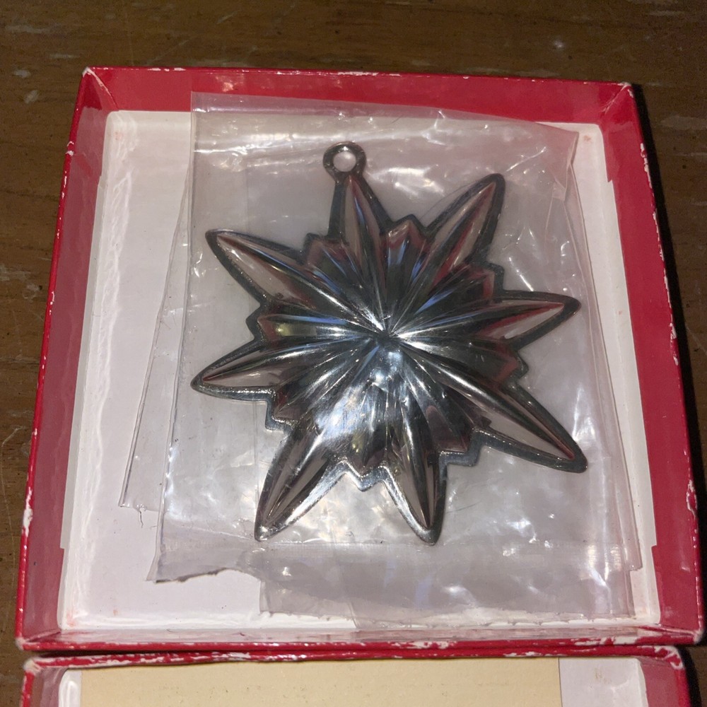 Vintage 1981 Williamsburg Silverplate Christmas Star by Kirk Stieff, Balt