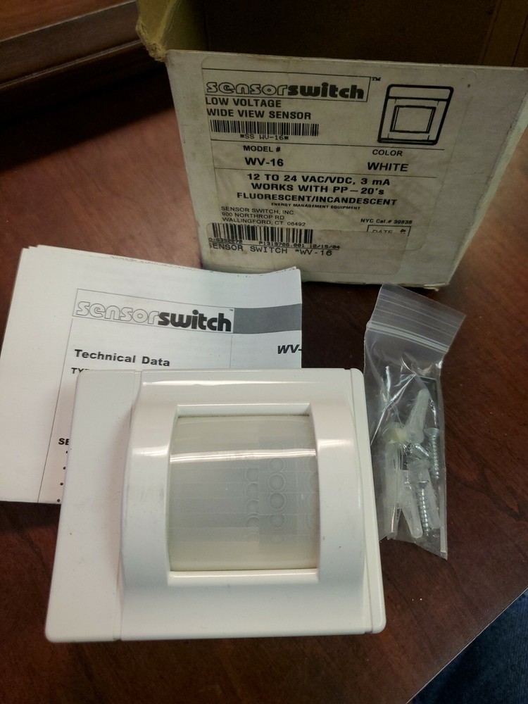 SENSOR SWITCH CORNER MOUNT WIDE VIEW OCCUPANCY SENSOR WV-16 OFFICE NEW