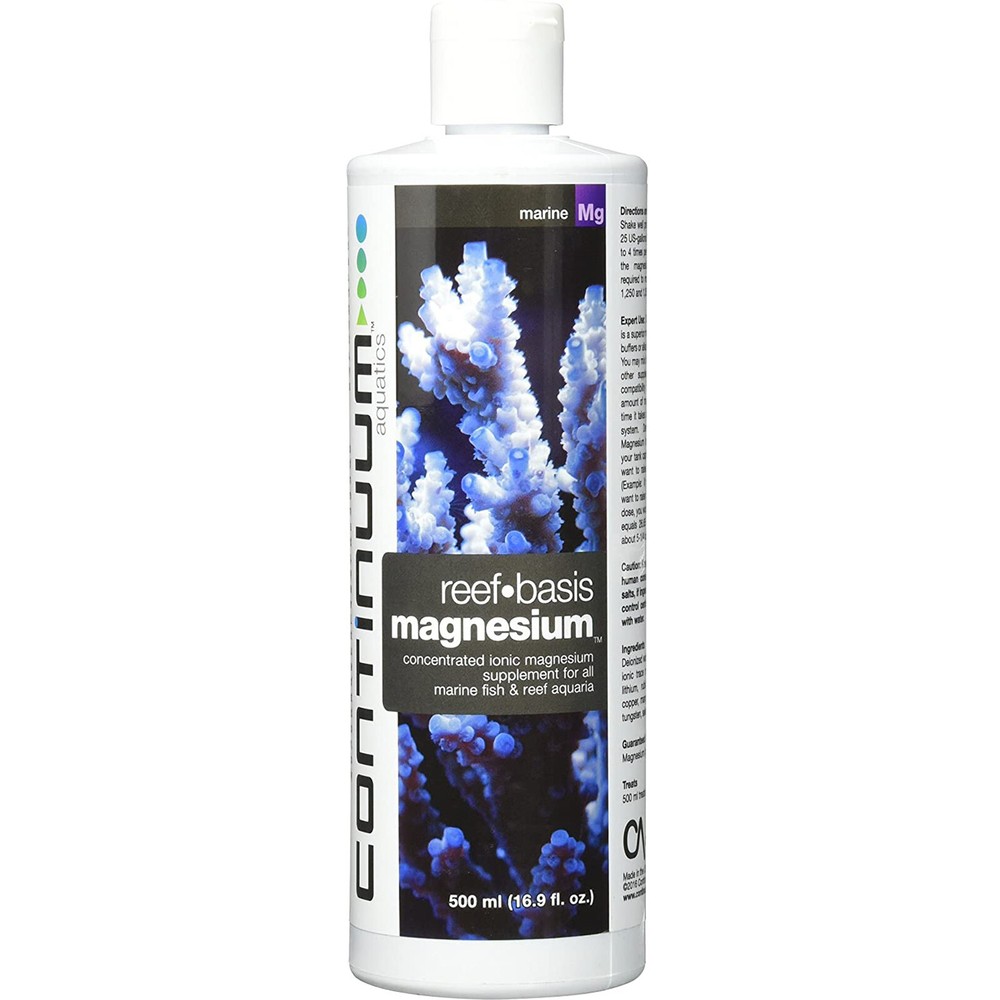 Continuum Reef Basis Magnesium 500mL Ionically Balanced Magnesium Supplement