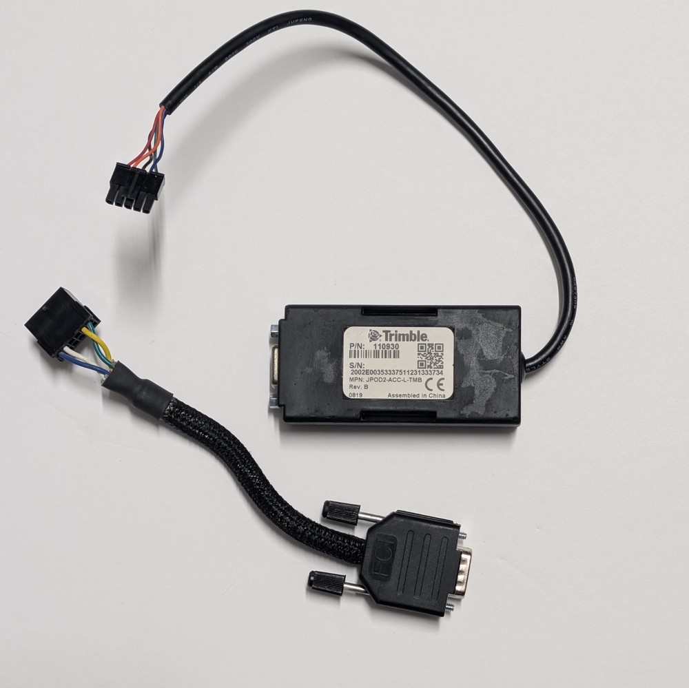 Trimble Ez-Steer Guidance System Interface Module & Cable 110930 JPOD2-ACC-L-TMB