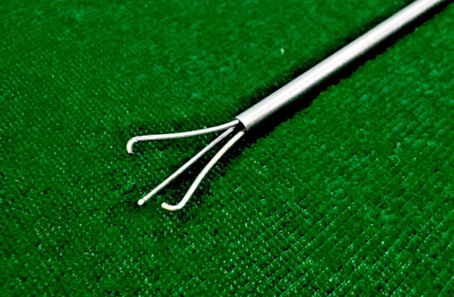 Hysteroscopy PCNL Tripronge Forceps 7FR 40cm Round Handle Reusable Instruments