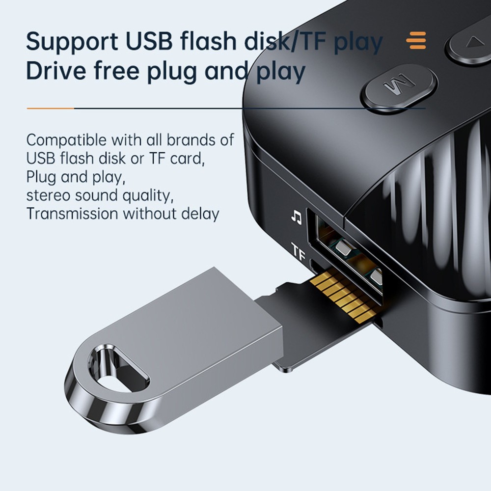 Portable Bluetooth 5.3 Receiver Adapter Wireless Audio Receiver Accessories
