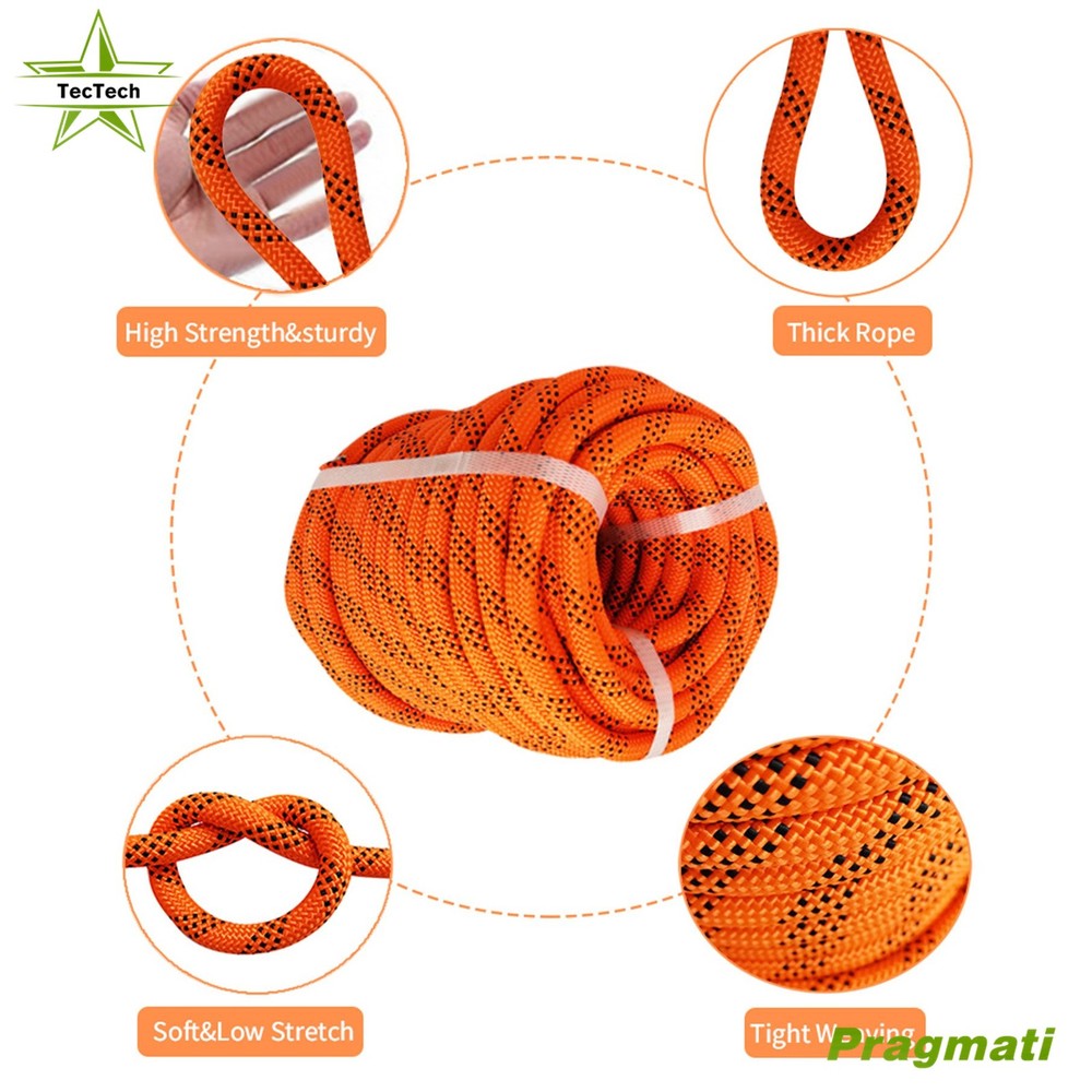 1/2"×100' Double Braid Polyester Arborist Rigging Rope High Strength Rope